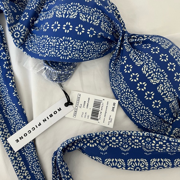 NWT Robin Piccone bandeau swim top - Picture 2 of 3